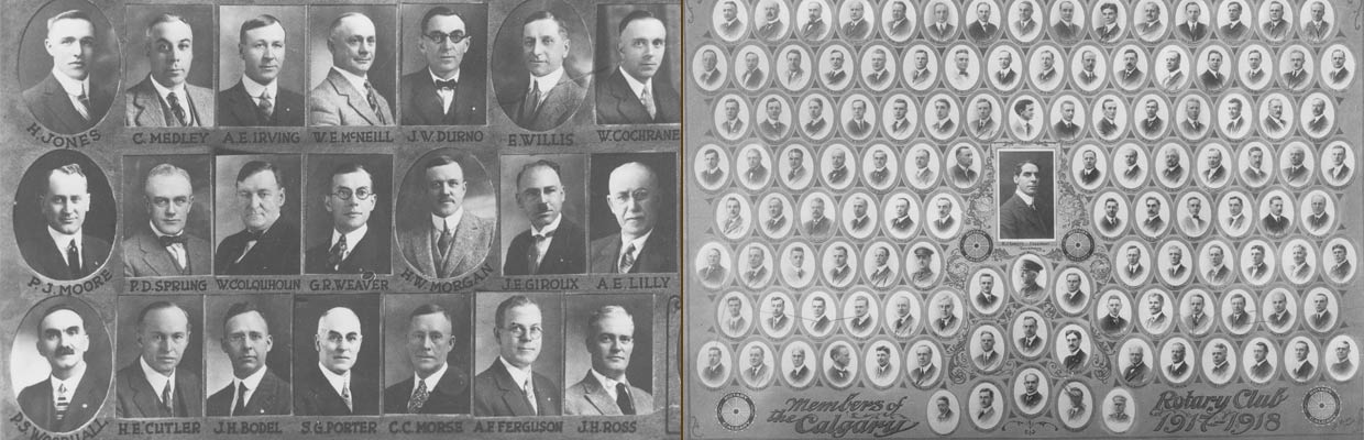 1918 Calgary Rotory Club members